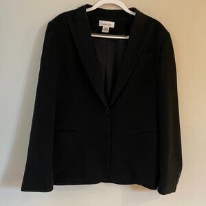 Calvin Klein Easy Wear Black Single Button Suit - Set